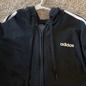 adidas black jacket !!